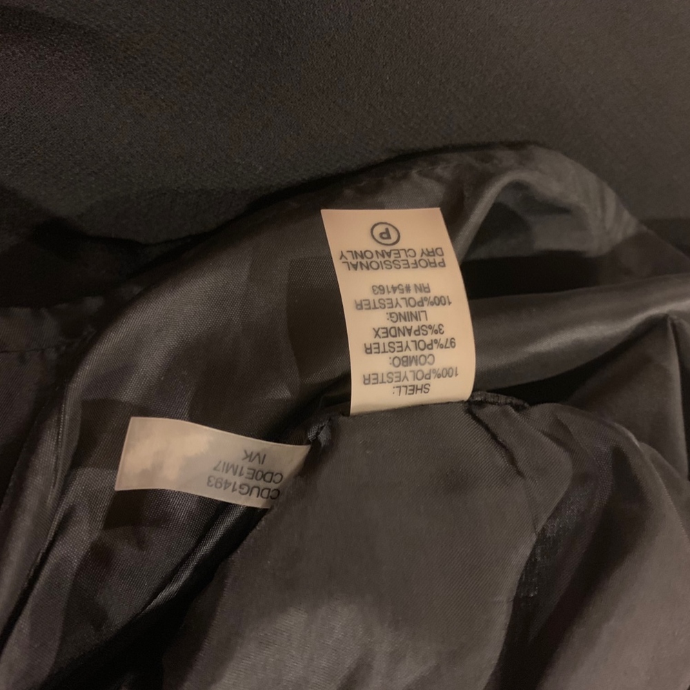 Calvin Klein Silk Women's Ivory Black Dress Size 2 - Picture 6 of 8